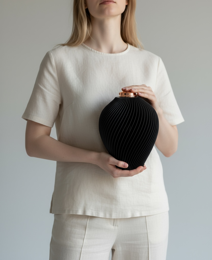 ÁNFORA VIENA | NEGRO MATE